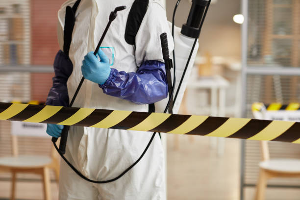 Professional Biohazard Cleanup technician working in Claremont, CA